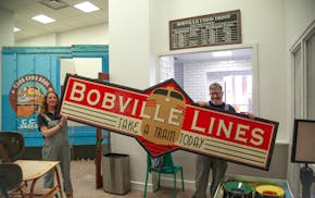 Jen Moberg and husband John Iverson are getting ready to open Choo Choo Bob's at St. Paul's Union Depot. Moberg and Rachel Jacobson bought the longtim