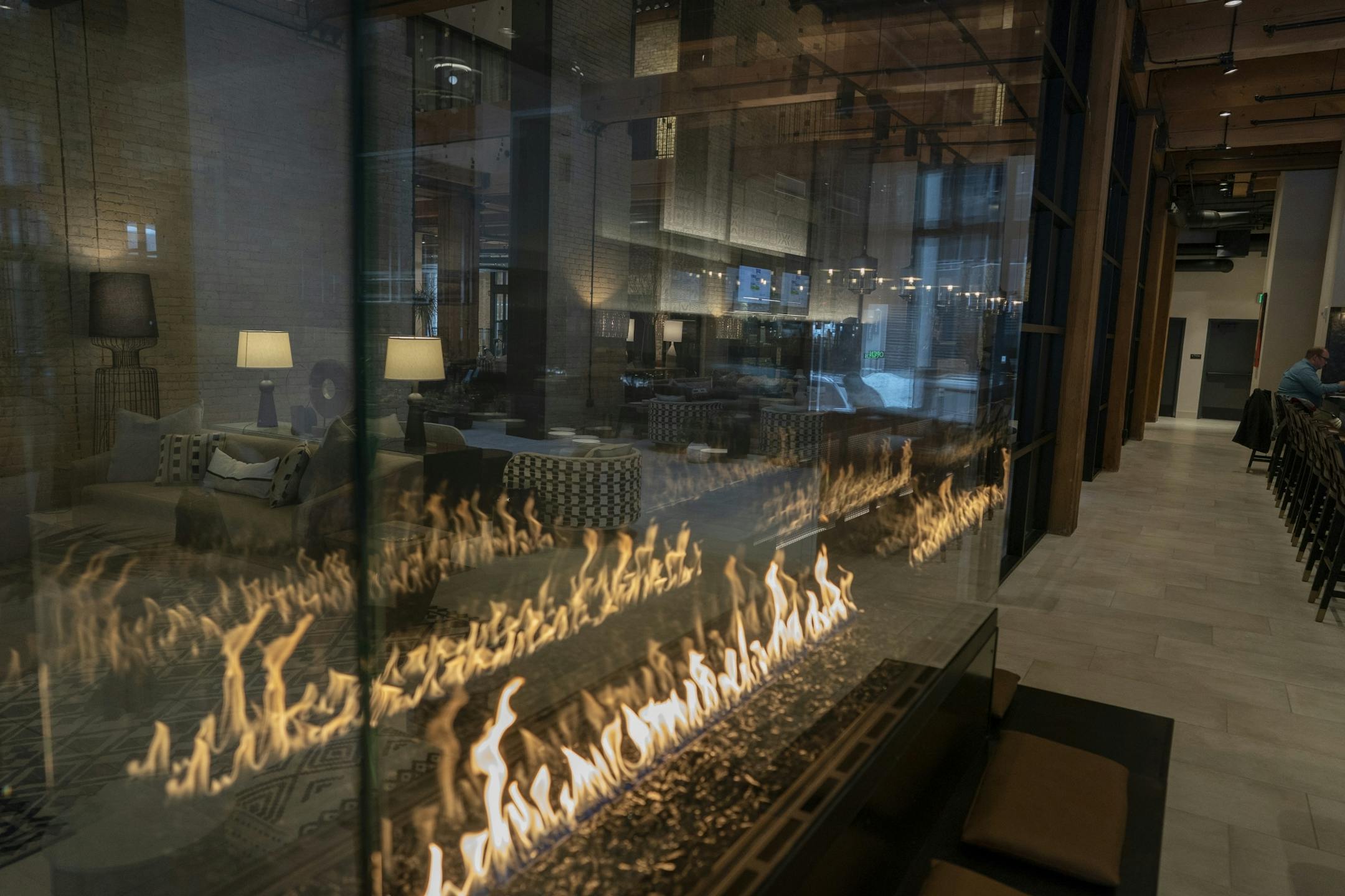 The lobby at the Canopy by Hilton at Thresher Square Monday February 25, 2019 in Minneapolis, MN.