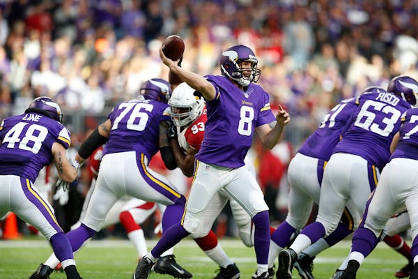 Minnesota Vikings quarterback Sam Bradford has worked with Pat Shurmer as part of two different teams.
