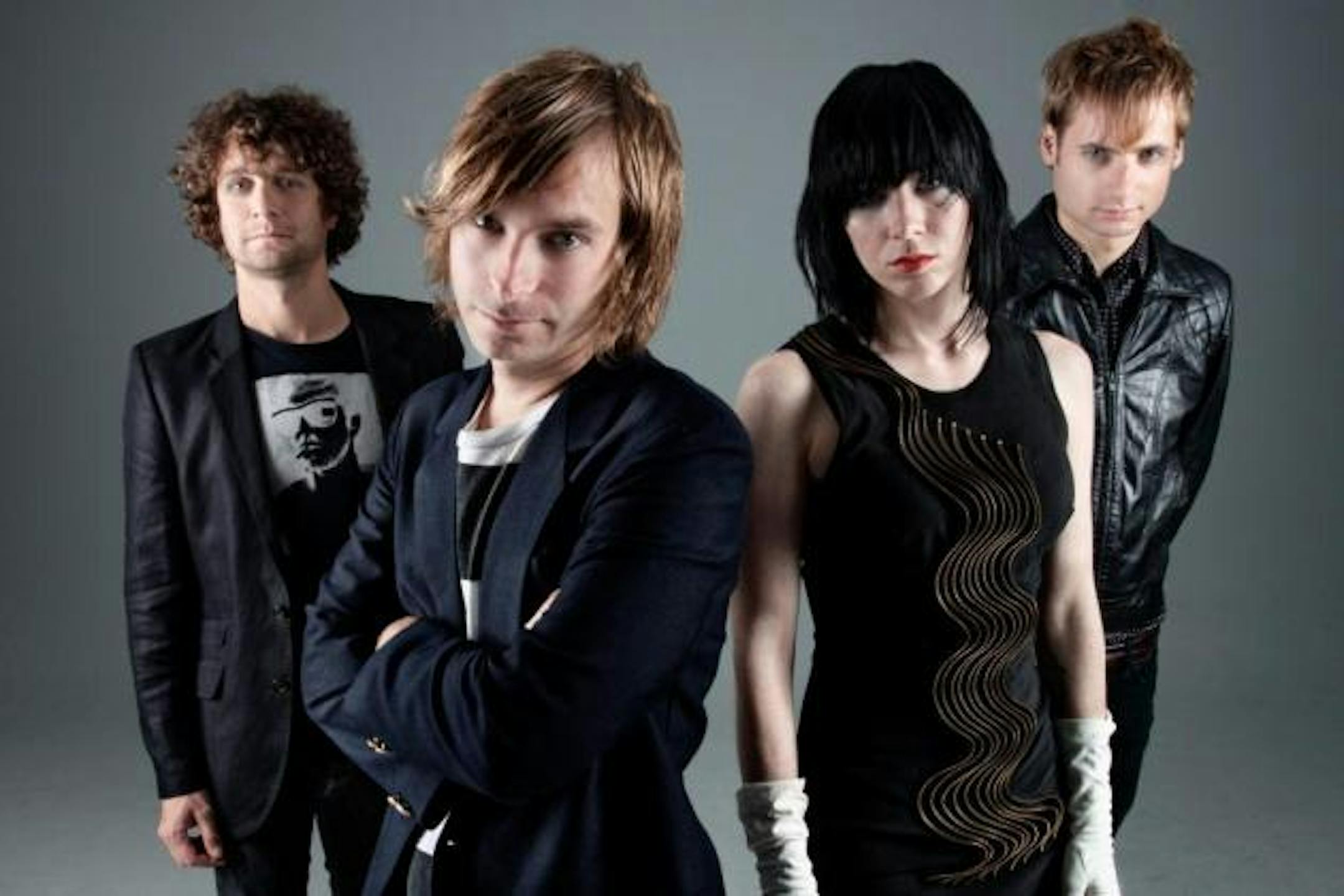The Melismatics, from left: Ron Caron, Ryan Smith, Kathie Hixon-Smith, Mark Wade. / Photo by Joshua Olson