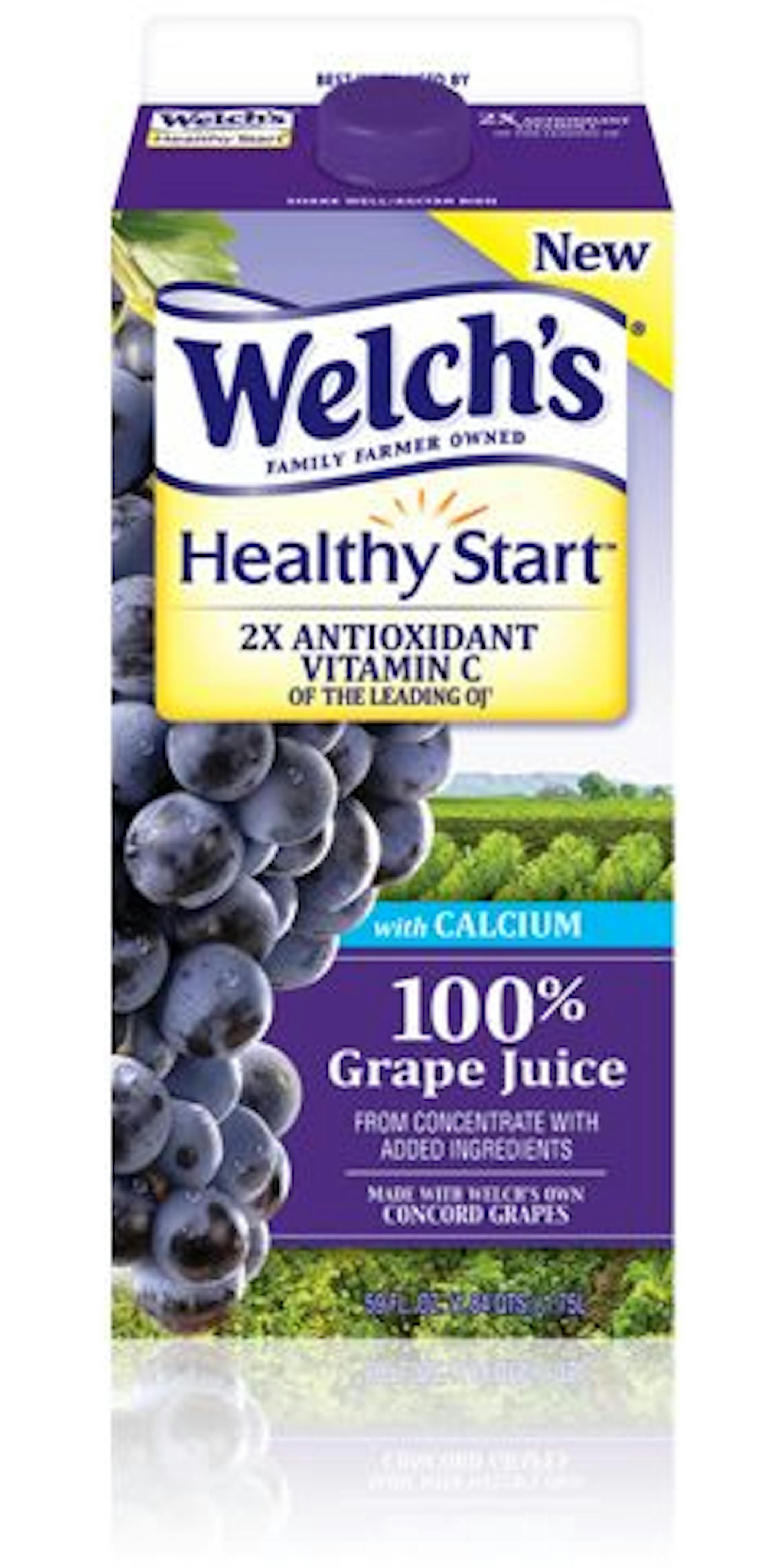 Welch's Healthy Start juice.