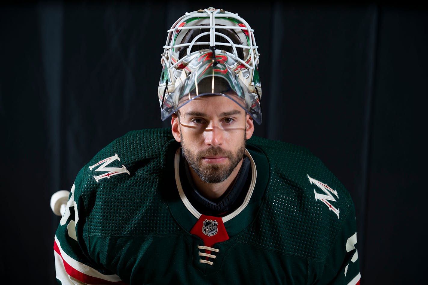 Minnesota Wild goalkeeper Cam Talbot (33). ]