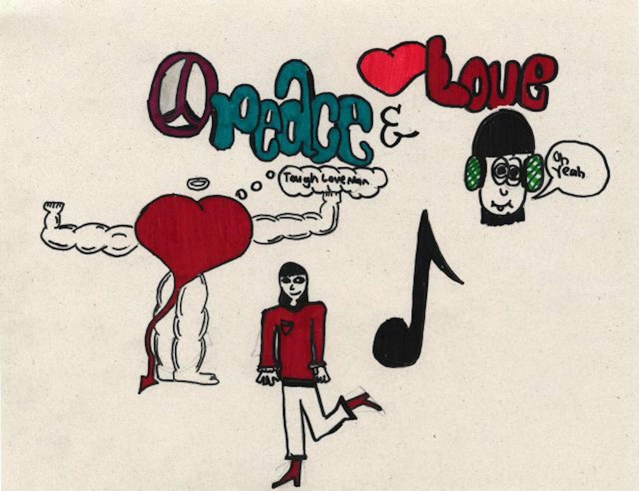 Drawing by Jordan, fourth grade, Plymouth Christian Youth Center