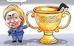 Sack cartoon: Hillary Clinton