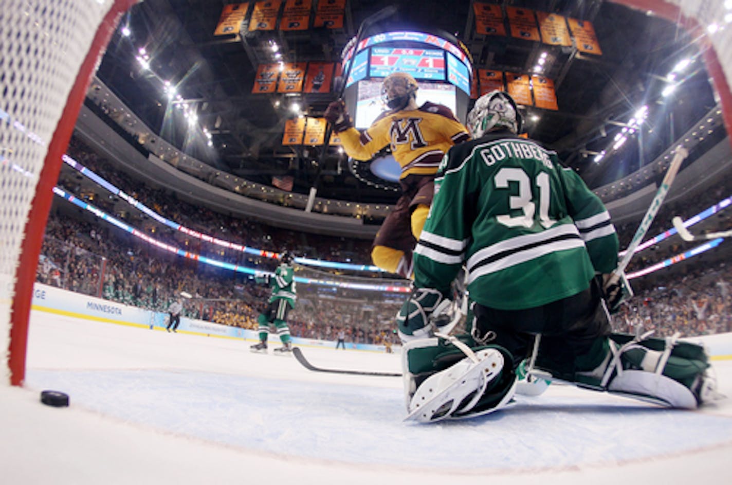 The storied history between the Gophers and North Dakota includes Justin Holl's goal with 0.6 seconds left in the 2014 NCAA semifinals that gave Minnesota a 2-1 victory over the Fighting Hawks.