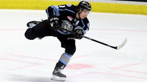 Carson Lambos was the 26th overall pick by the Wild in the 2021 NHL draft while he was playing for the Winnipeg Ice of the WHL.