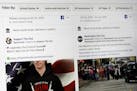 This photo shows a search for political ads that were on Facebook displayed on a computer screen Thursday, Oct. 31, 2019, in New York. Twitter's ban o
