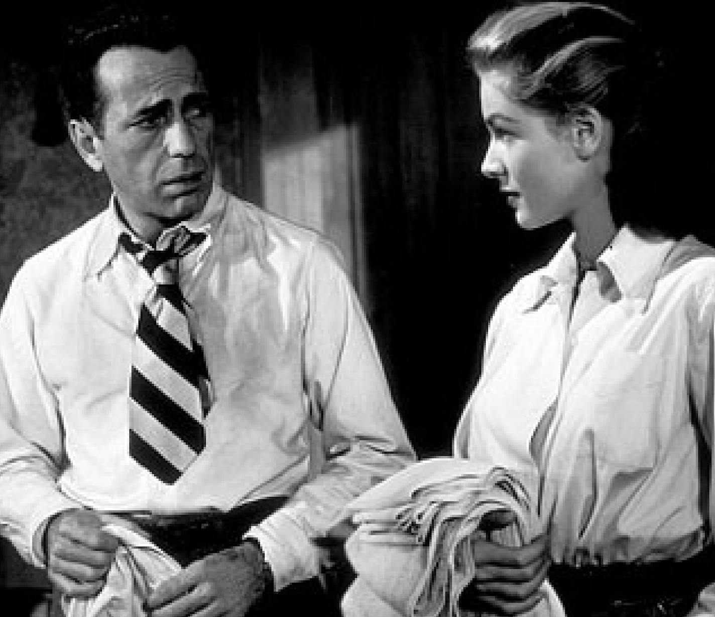 Humphrey Bogart and Lauren Bacall in Key Largo (1948)