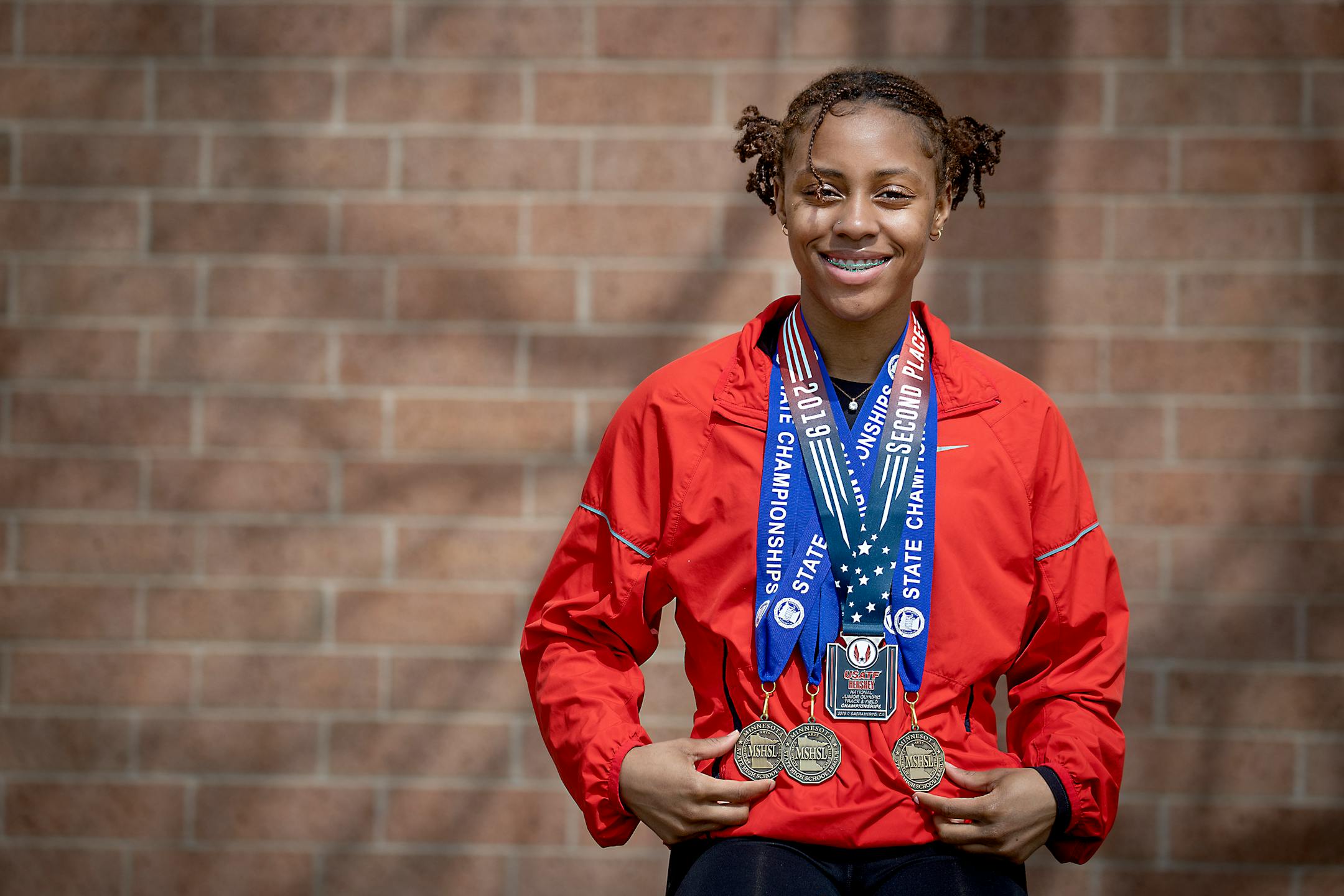 North St. Paul's Shaliciah Jones wanted to win three individual gold medals this spring as a senior.