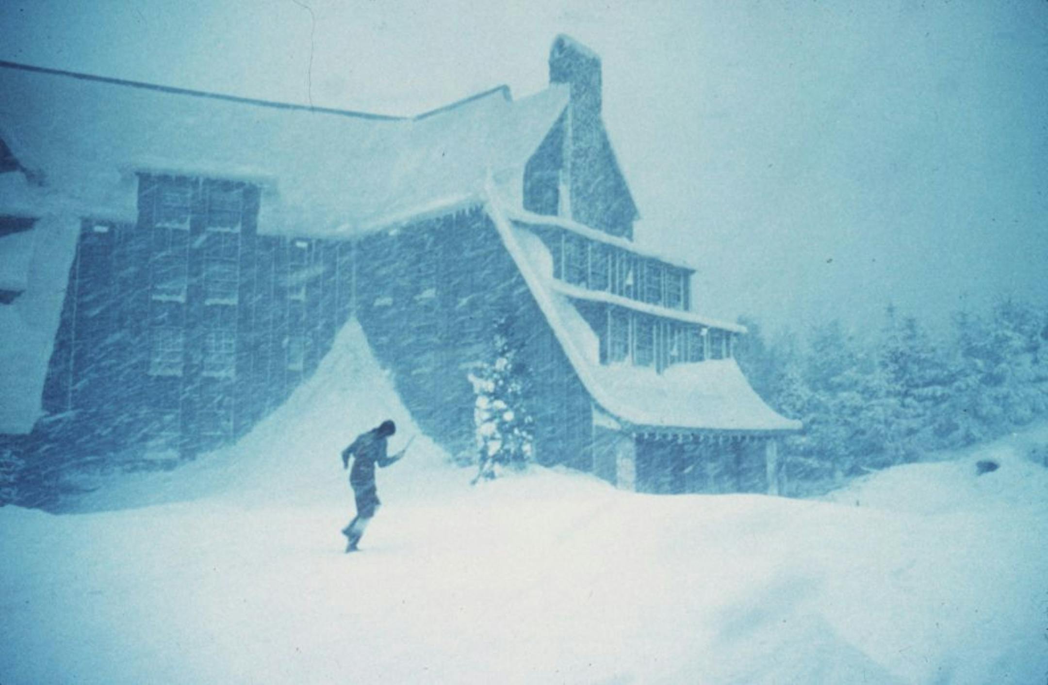 A blizzard is only part of the problem in the classic horror movie "The Shining."