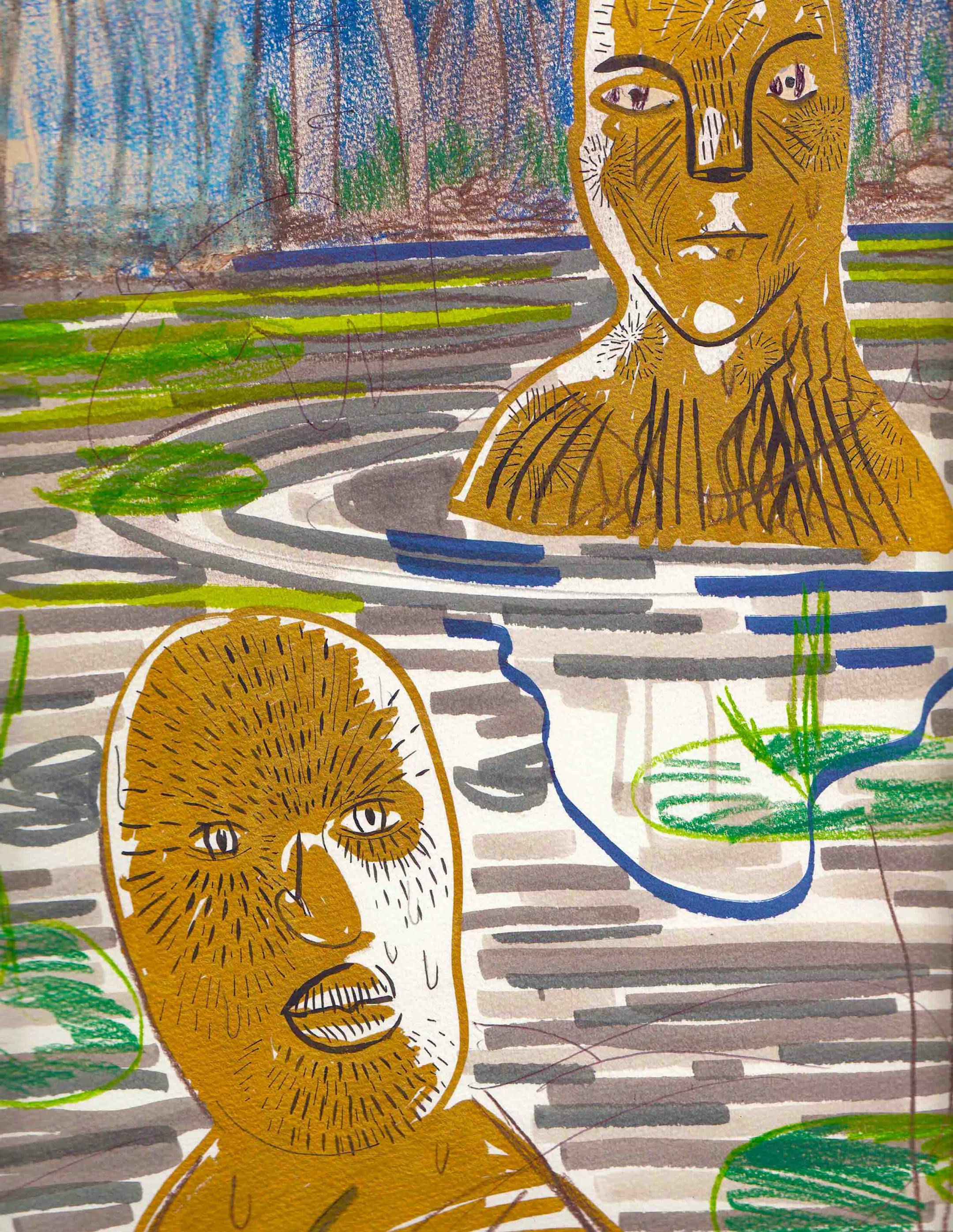 Artwork by Tunde Adebimpe