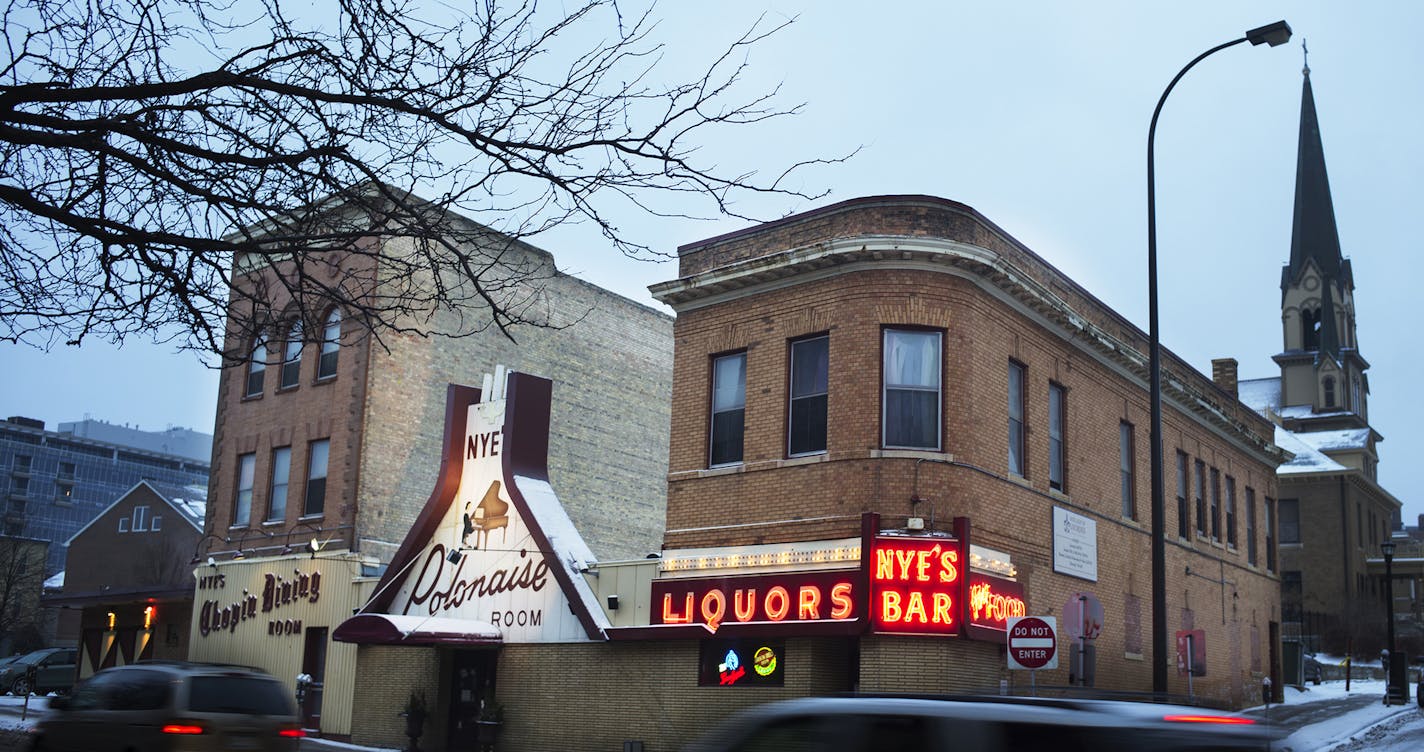 Parts of Nye's Polonaise will be integrated into the new development that is coming to the block.] Richard Tsong-Taatarii/rtsong-taatarii@startribune.com ORG XMIT: MIN1502101824224637