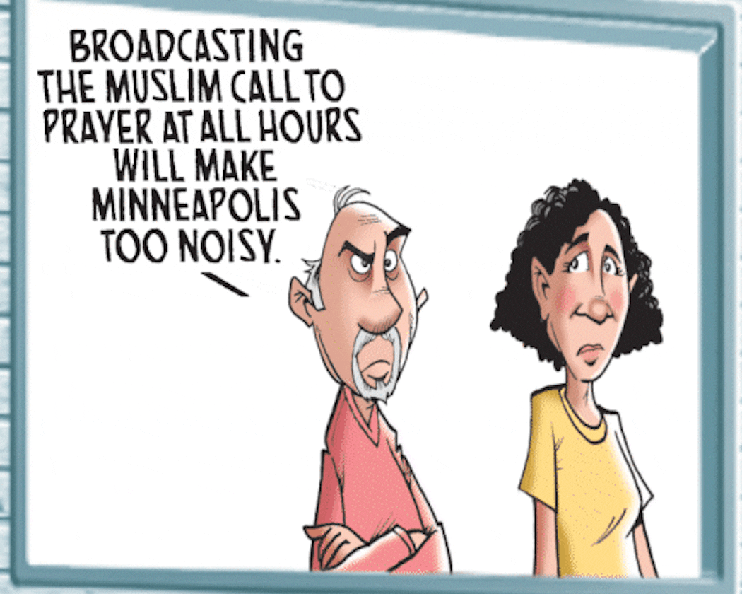The Star Tribune's new editorial cartoonist, Mike Thompson, plans to include animation in the online presentations of his work. Here's a sample based on today's cartoon.