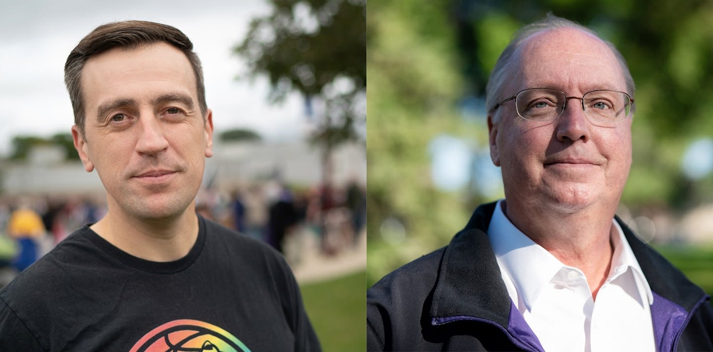 Democrat Dan Feehan and Republican Jim Hagedorn are running in the first congressional district.