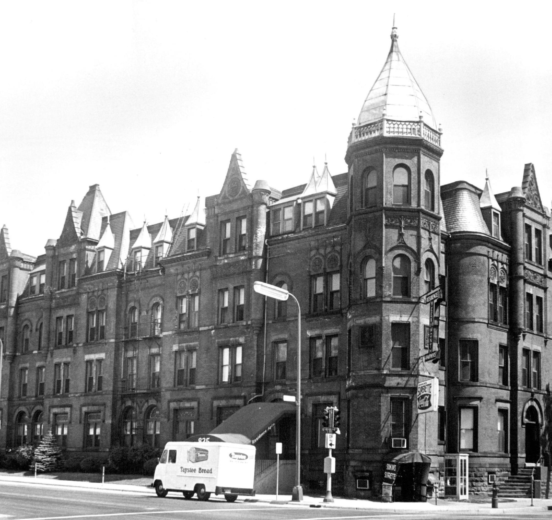 The Zier Row in Minneapolis was the most lavish of the row houses.