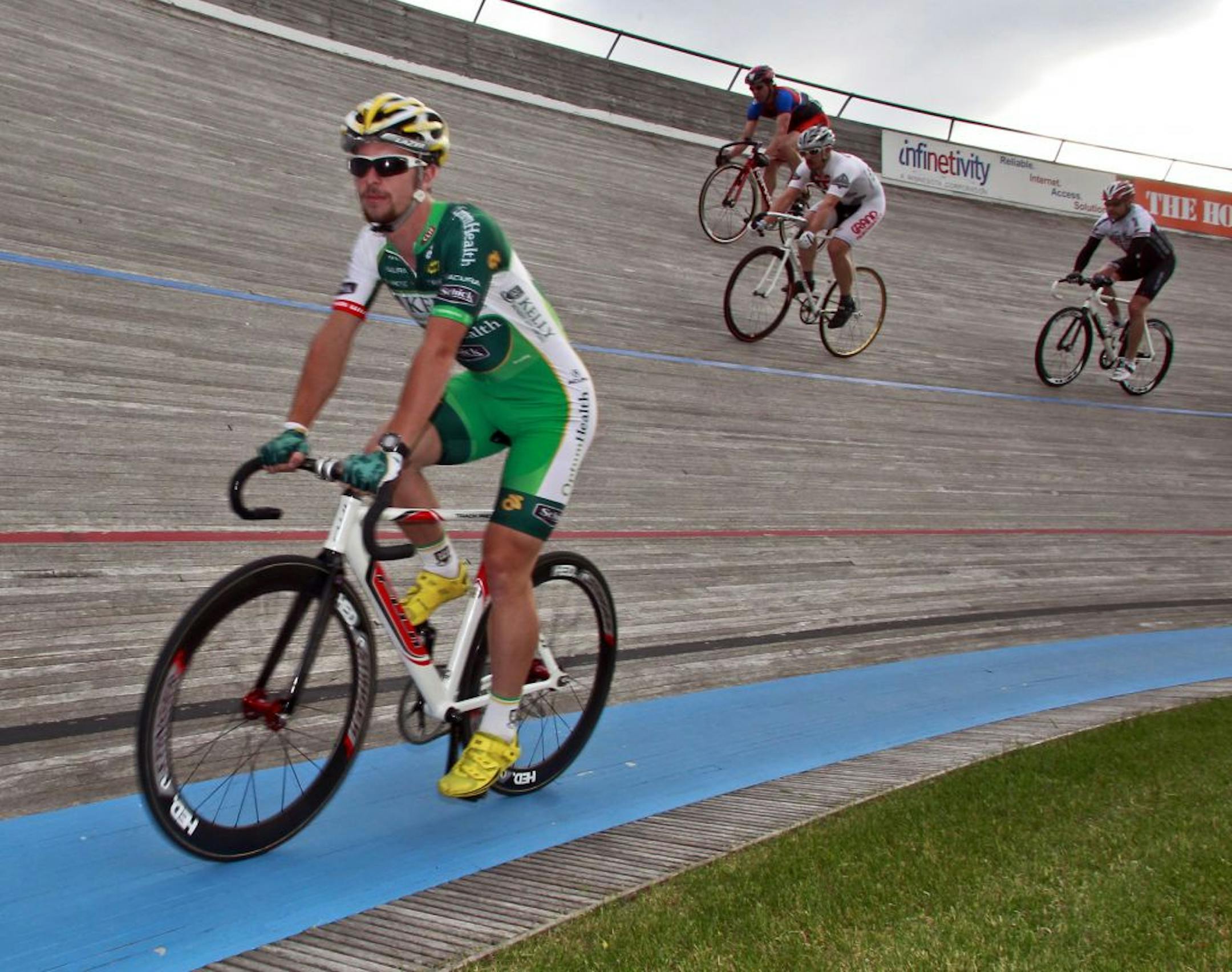 Colton Barrett said he likes the competition and the strategy in bicycle racing.