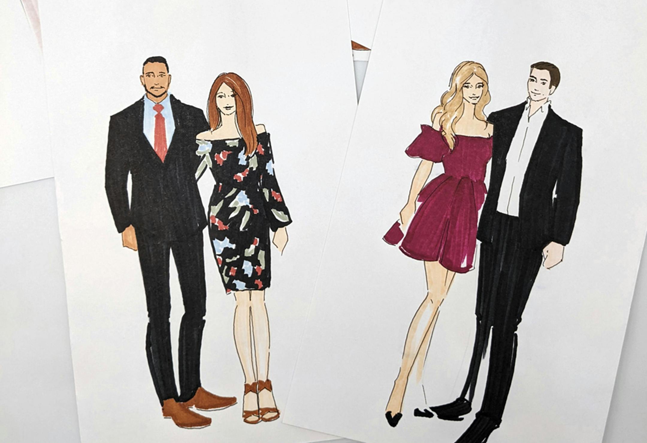 Work by illustrator Maria Ahrens.