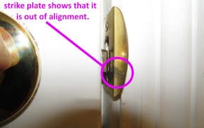 Door repair: how to fix a door that doesn't latch