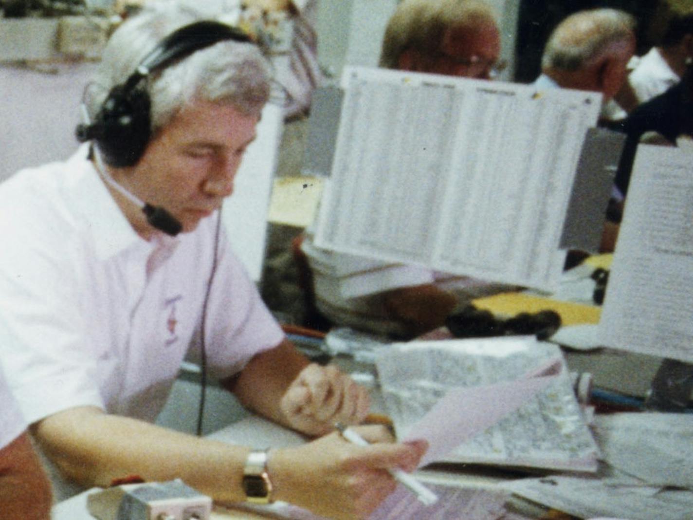 Dan Rowe called a Vikings game in 1991 at the Metrodome.