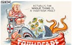 Sack cartoon: Trumpcare