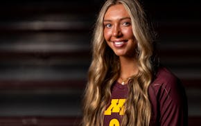 Sydney Schnichels redshirted for the Gophers in 2023 before playing in eight matches last season.