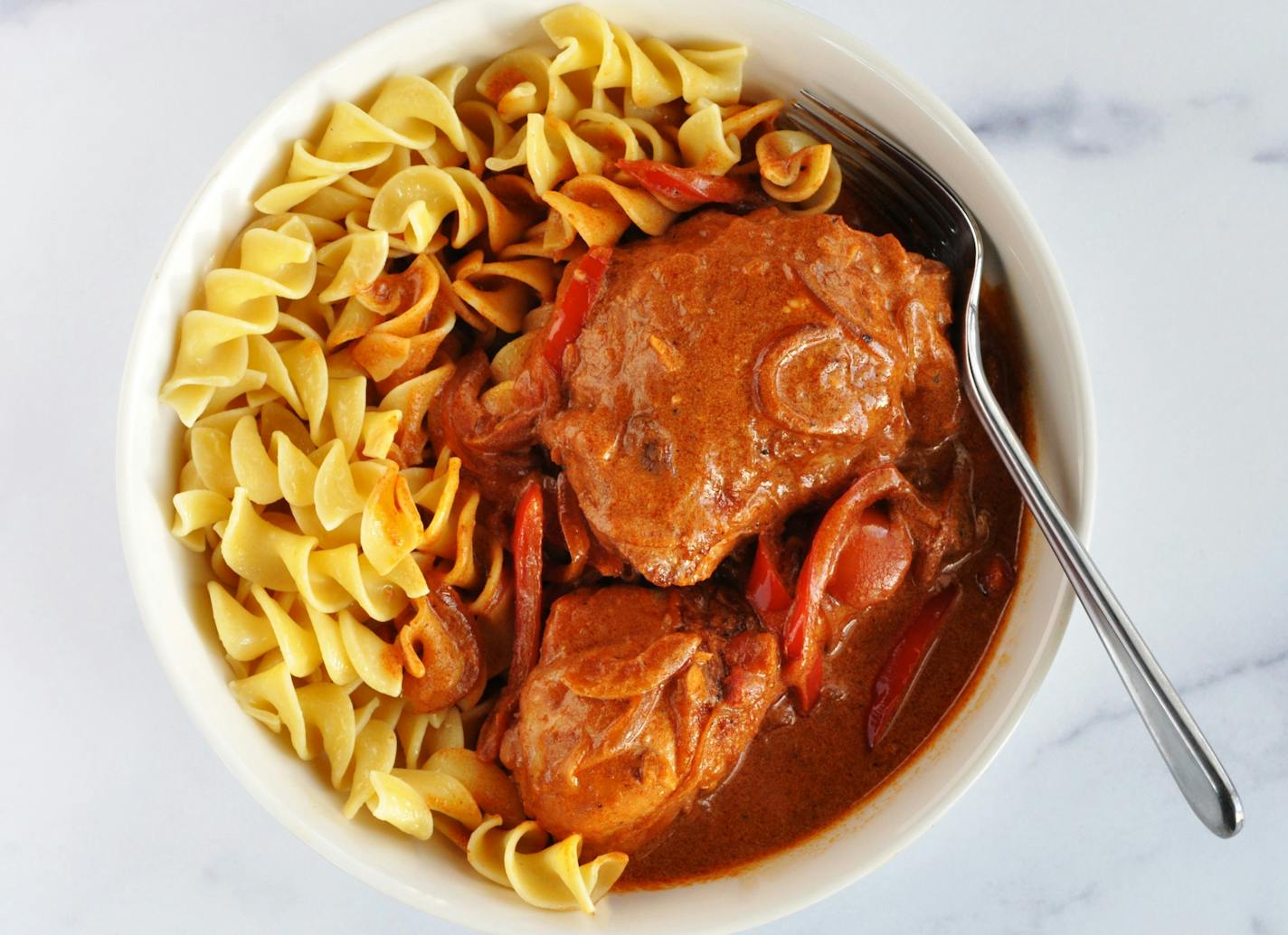 The traditional Hungarian dish Chicken Paprikash is one to perfect. Recipe and photo by Meredith Deeds, Special to the Star Tribune