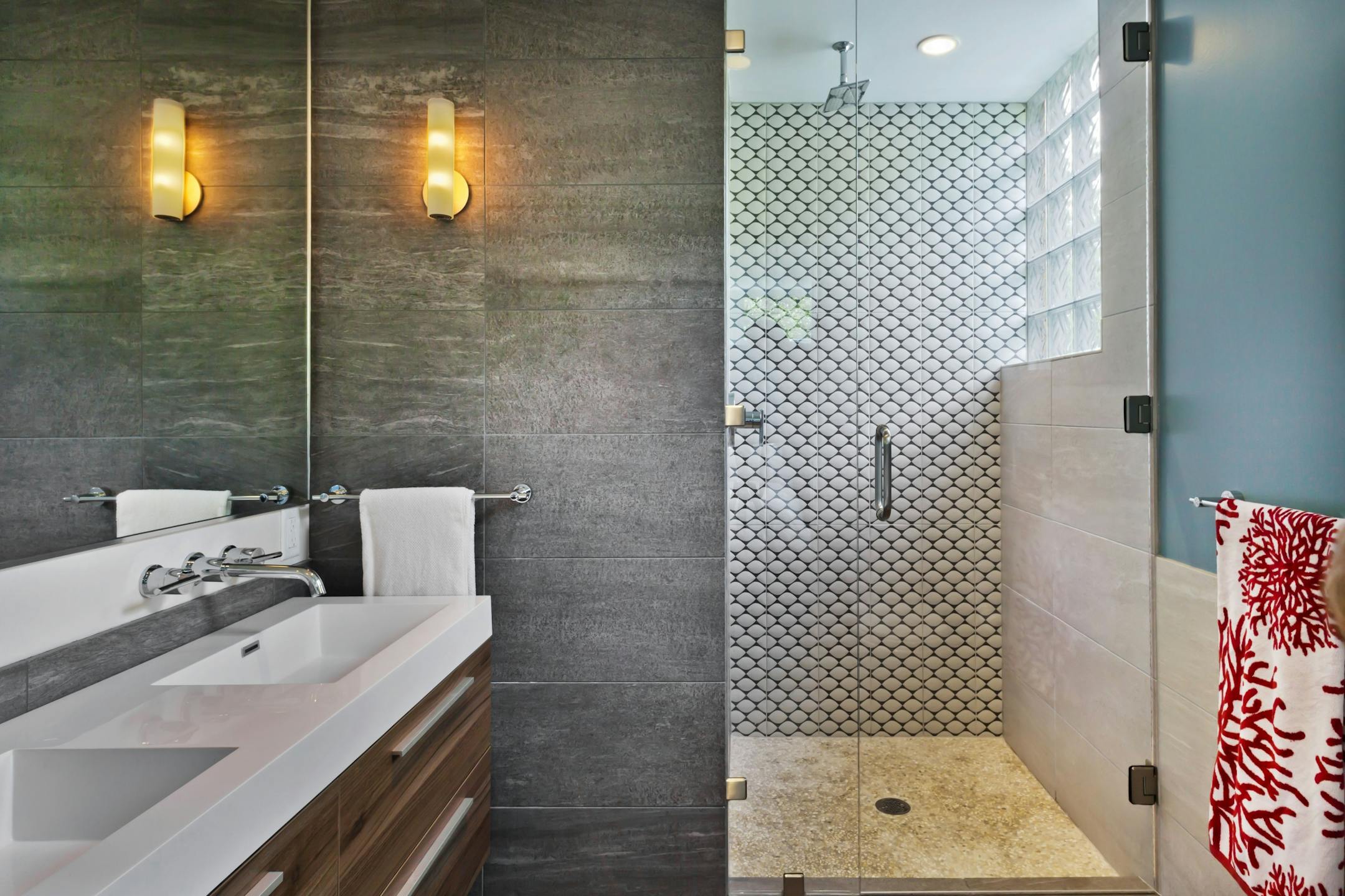 Home of he Month: RoehrSchmitt Architecture translated the best features of a family's downtown loft into a new modern home . Credit Gilbertson Photography