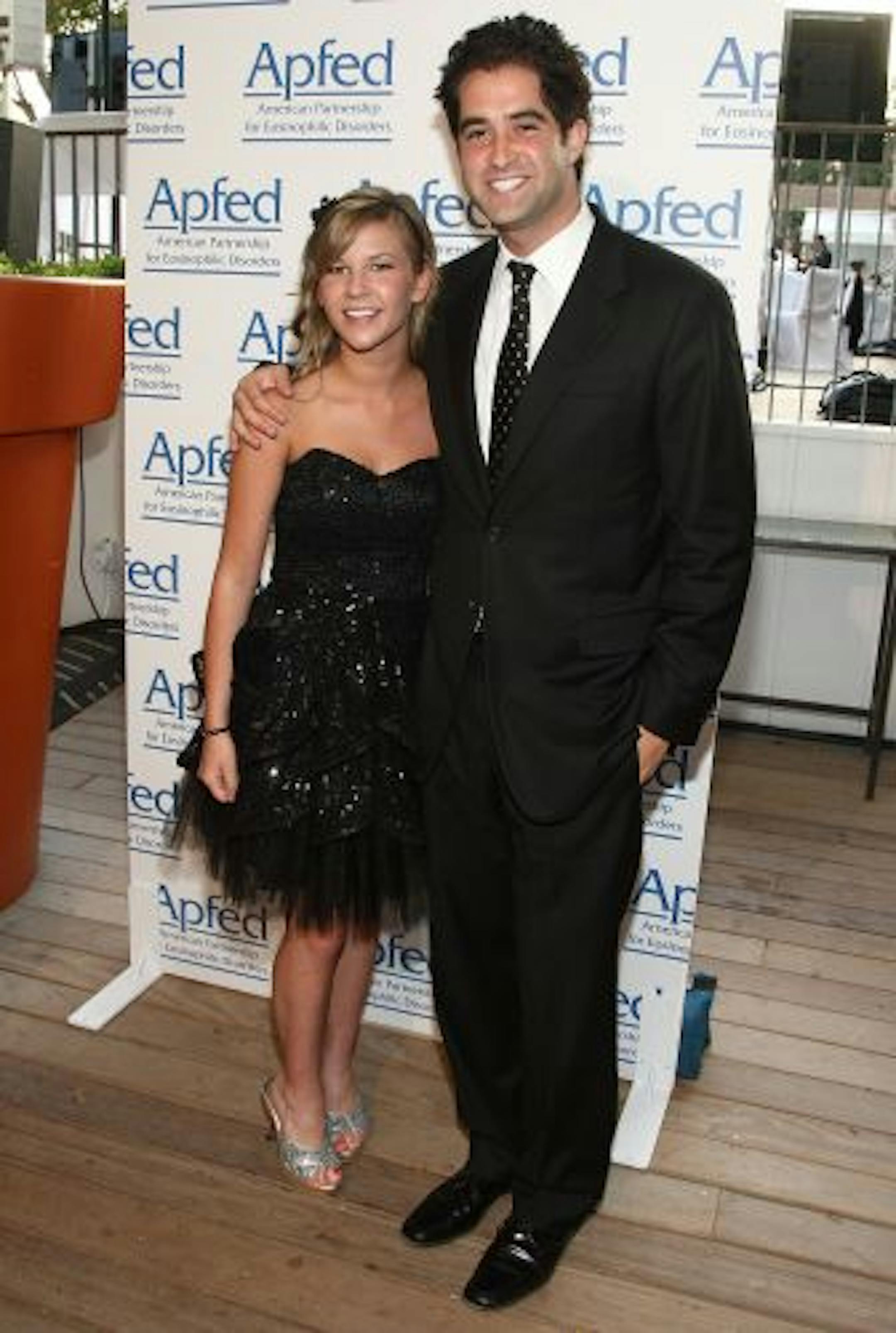 WEST HOLLYWOOD, CA - MAY 11: Sarah Wisely and The Jonas Group's Ned Specktor arrive at the American Partnership For Eosinophilic Disorders Gala held at the Mondrian Hotel on May 11, 2009 in West Hollywood, California.