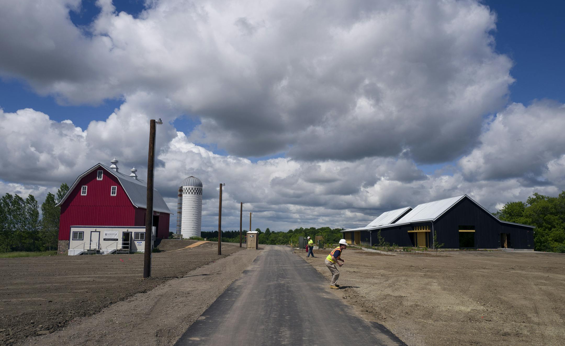 Construction of the new Tashjian Bee and Pollinator Discovery Center at The Minnesota Arboretum is almost complete Monday June 6, 2016 in Chaska, MN.] Jerry Holt /Jerry.Holt@Startribune.com