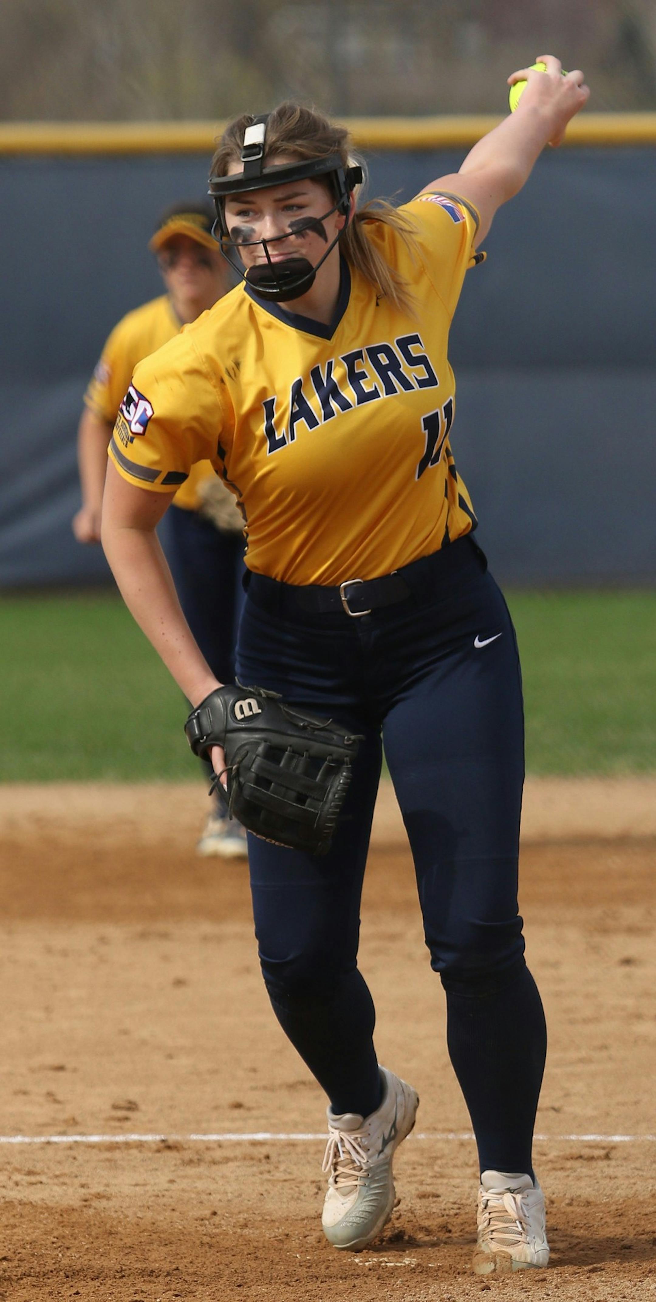 Prior Lake pitcher Kailey Ahlstrom, game vs. Farmington 5/2/18 Photo by Cheryl Myers