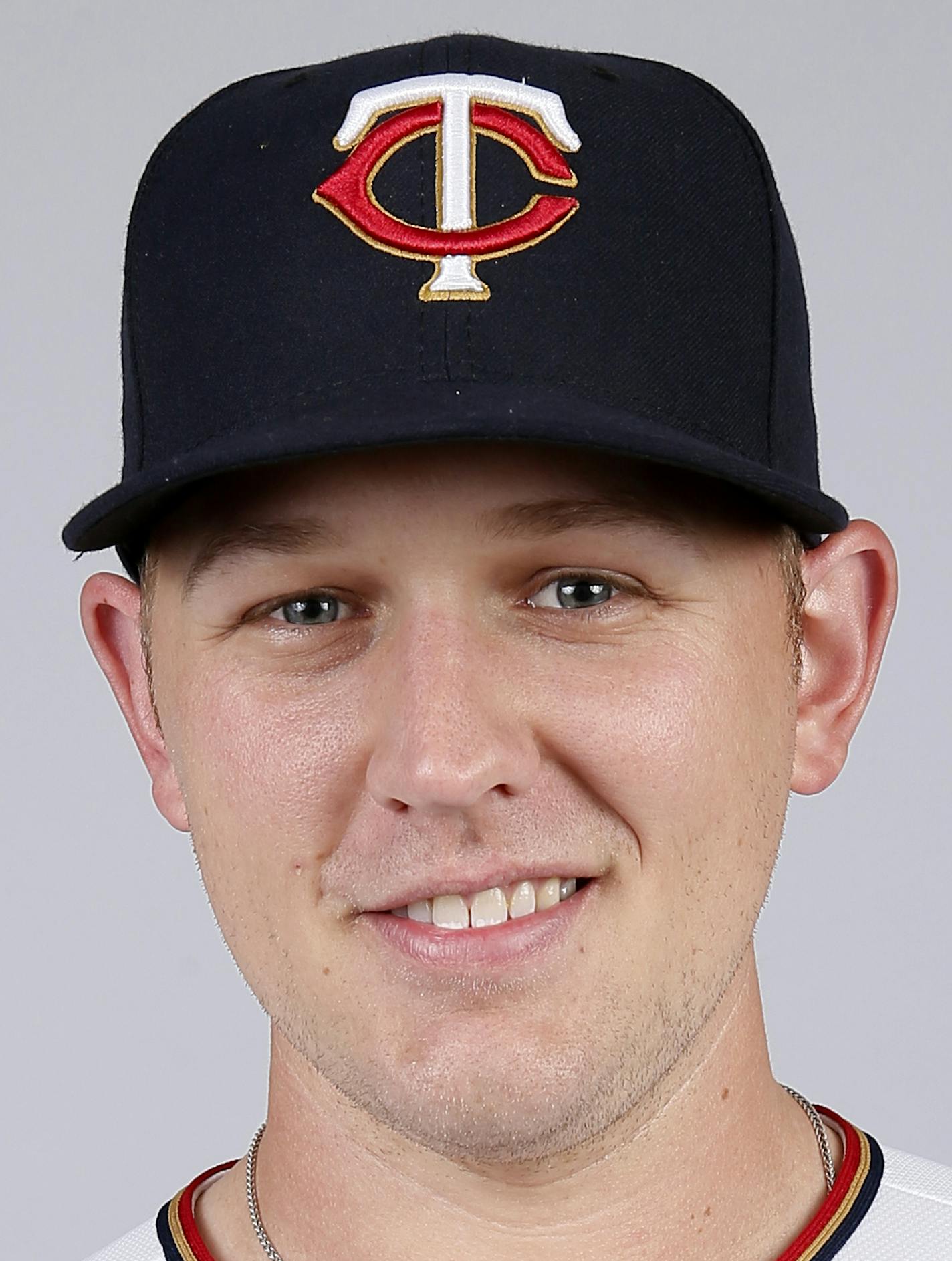 FILE - This is a 2015, file photo showing Tyler Duffey of the Minnesota Twins baseball team. Twins pitcher Tyler Duffey wasn't entirely prepared when he got called up to the major leagues for the first time. The right-hander, who opened the season at Double-A, didn't have his passport with him when the Twins promoted him from Triple-A Rochester and picked him to start against the Blue Jays in Toronto on Wednesday, Aug. 5, 2015. Early Sunday morning, Duffey's father flew from Houston to Rochester