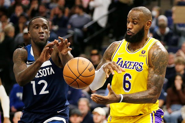 Los Angeles Lakers forward LeBron James, here playing the Timberwolves last week, partnered with General Mills to open the Taco Shop by Old El Paso re