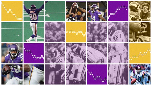 We charted all 1,000 Vikings games ever played. Here's a portrait of that joy and pain