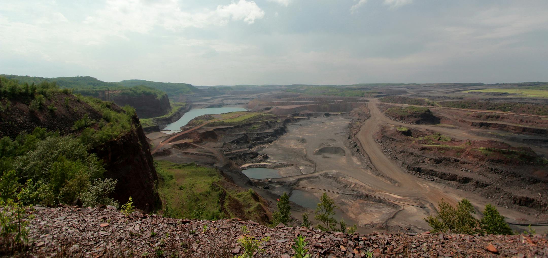 Visitors can view the Hull-Rust-Mahoning open pit iron mine in Hibbing.