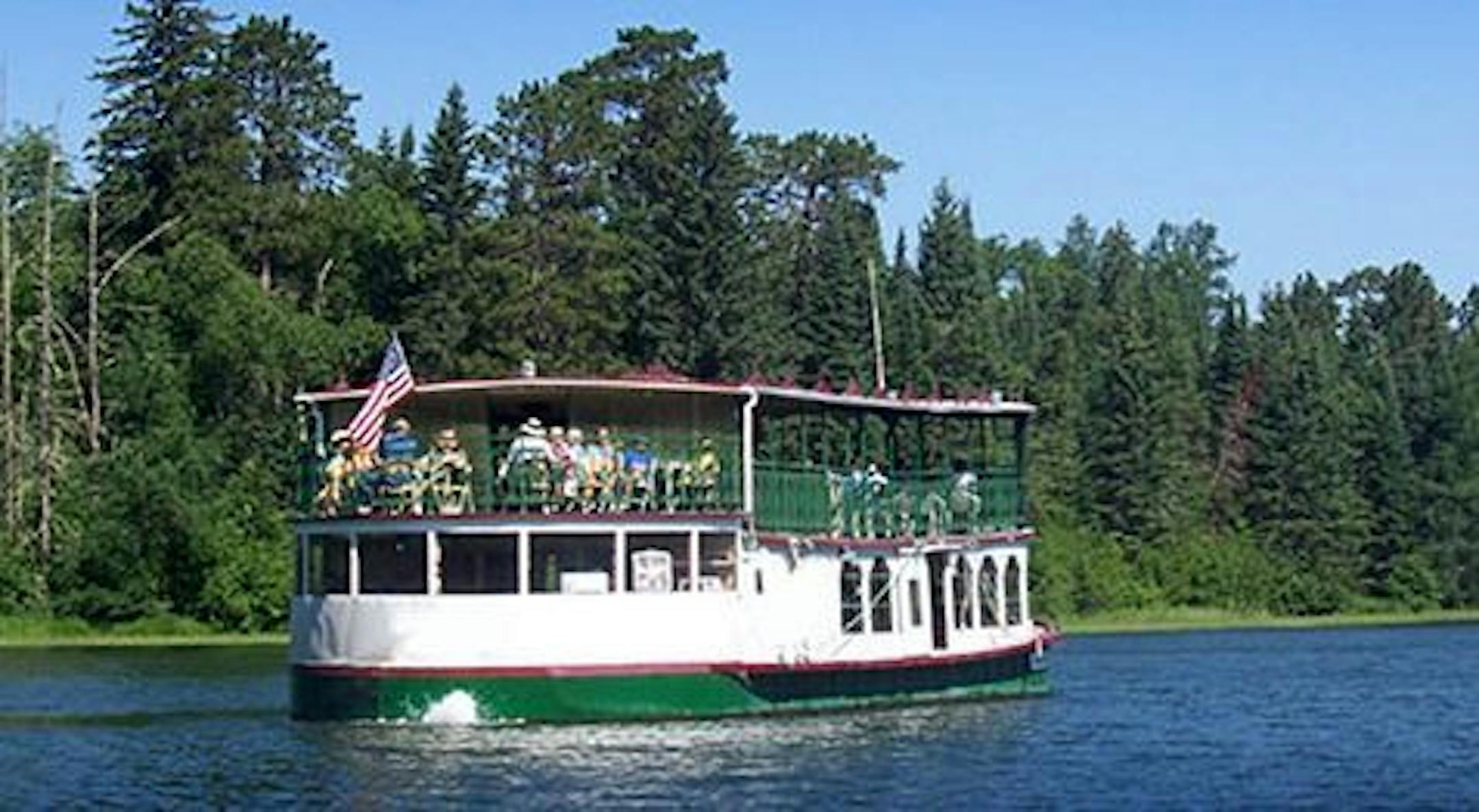 The 1948 Chester Charles II offers tours of Lake Itasca.