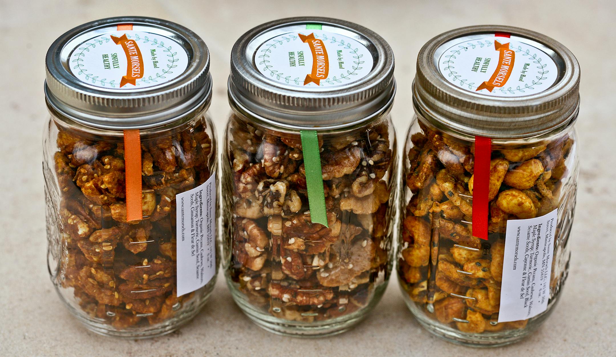 A spiced nut mixture from Sante Morsels in Minneapolis. Provided photo.