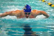 Andrew Colgan led Breck/Blake to a swimming state championship Saturday.