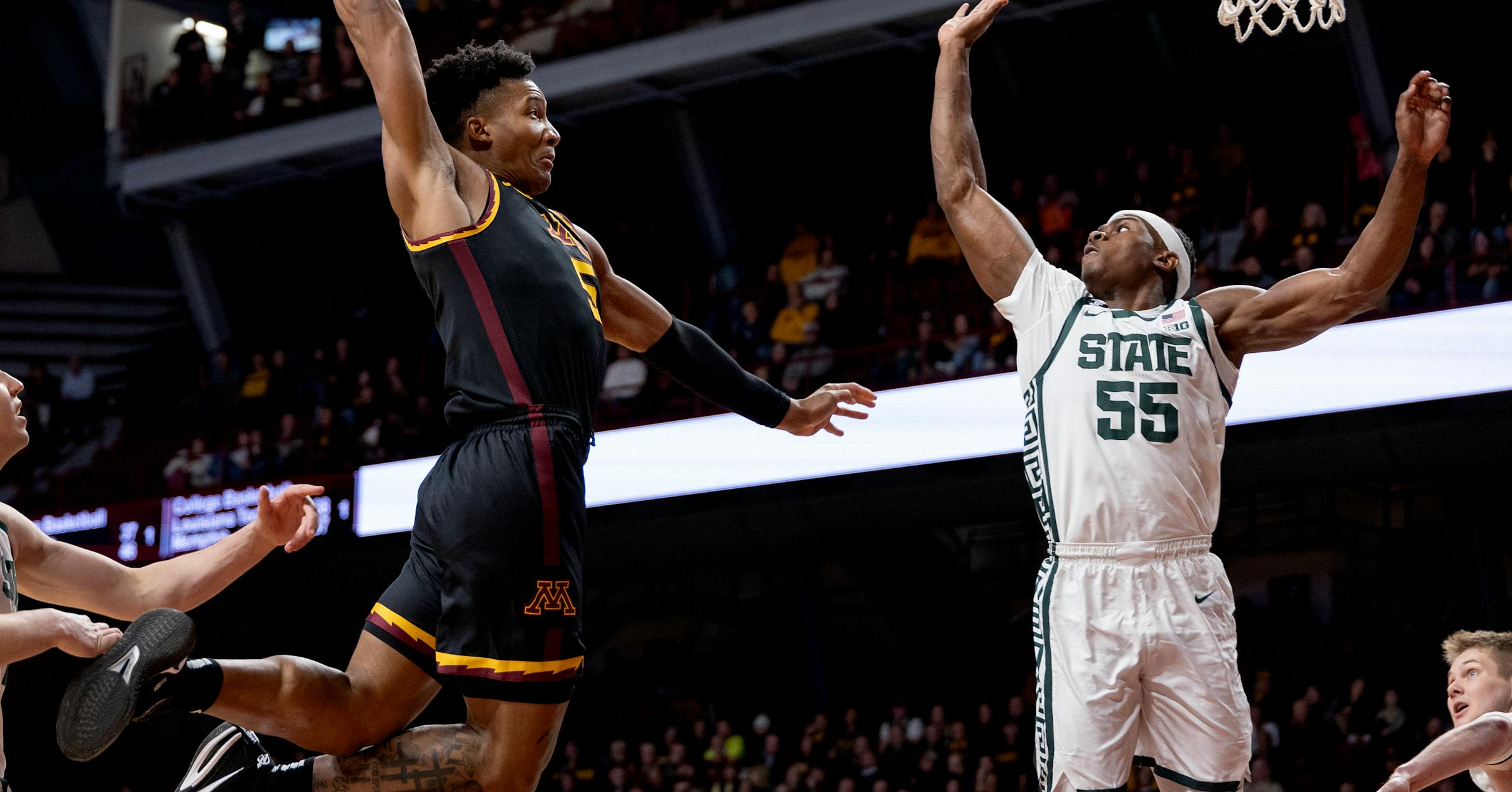 Gophers men’s basketball team falls to Michigan State in first Big Ten matchup Gophers men’s basketball team falls to Michigan State in first Big Ten matchup