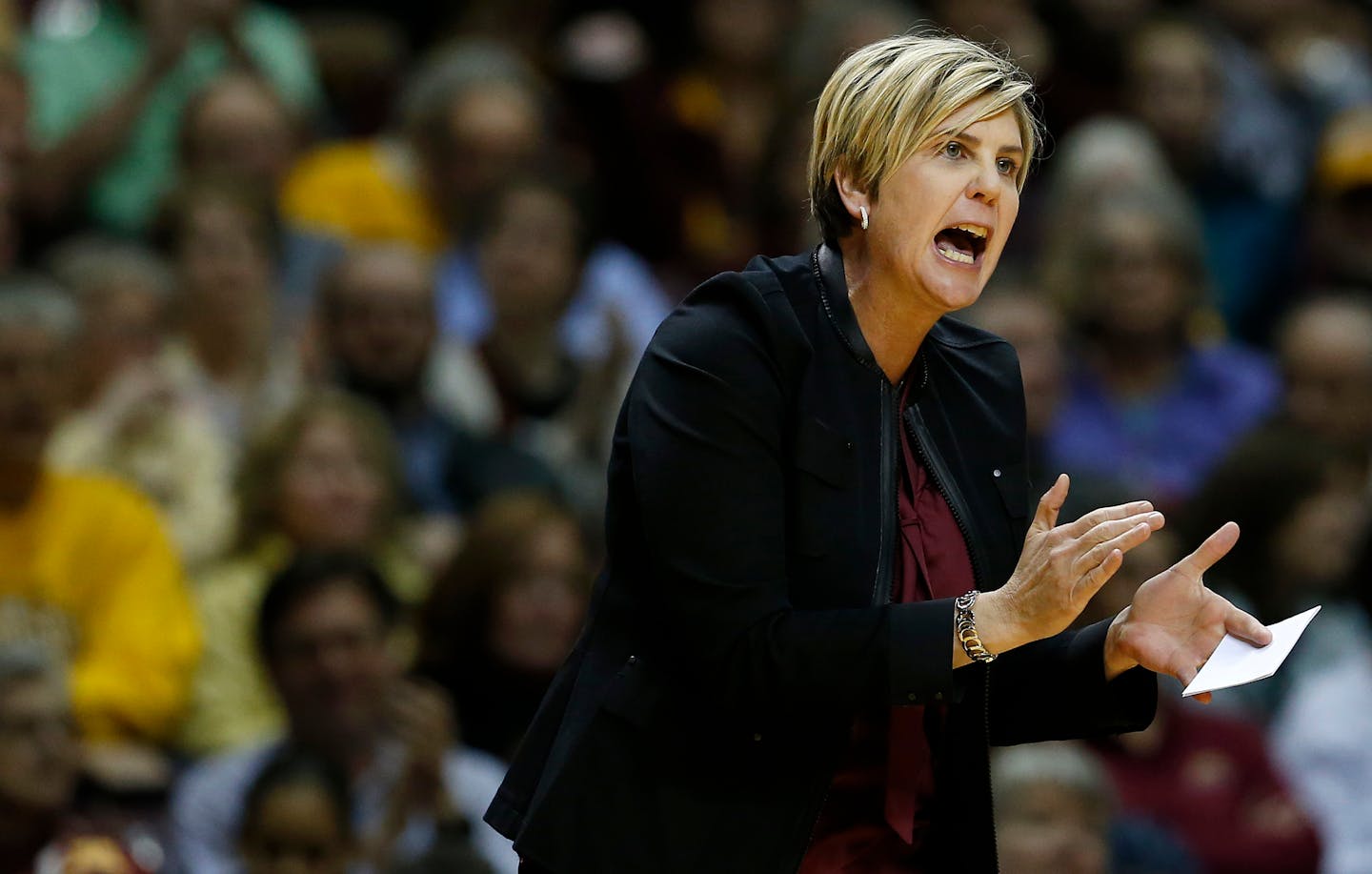 Gophers women&#x2019;s basketball coach Marlene Stollings