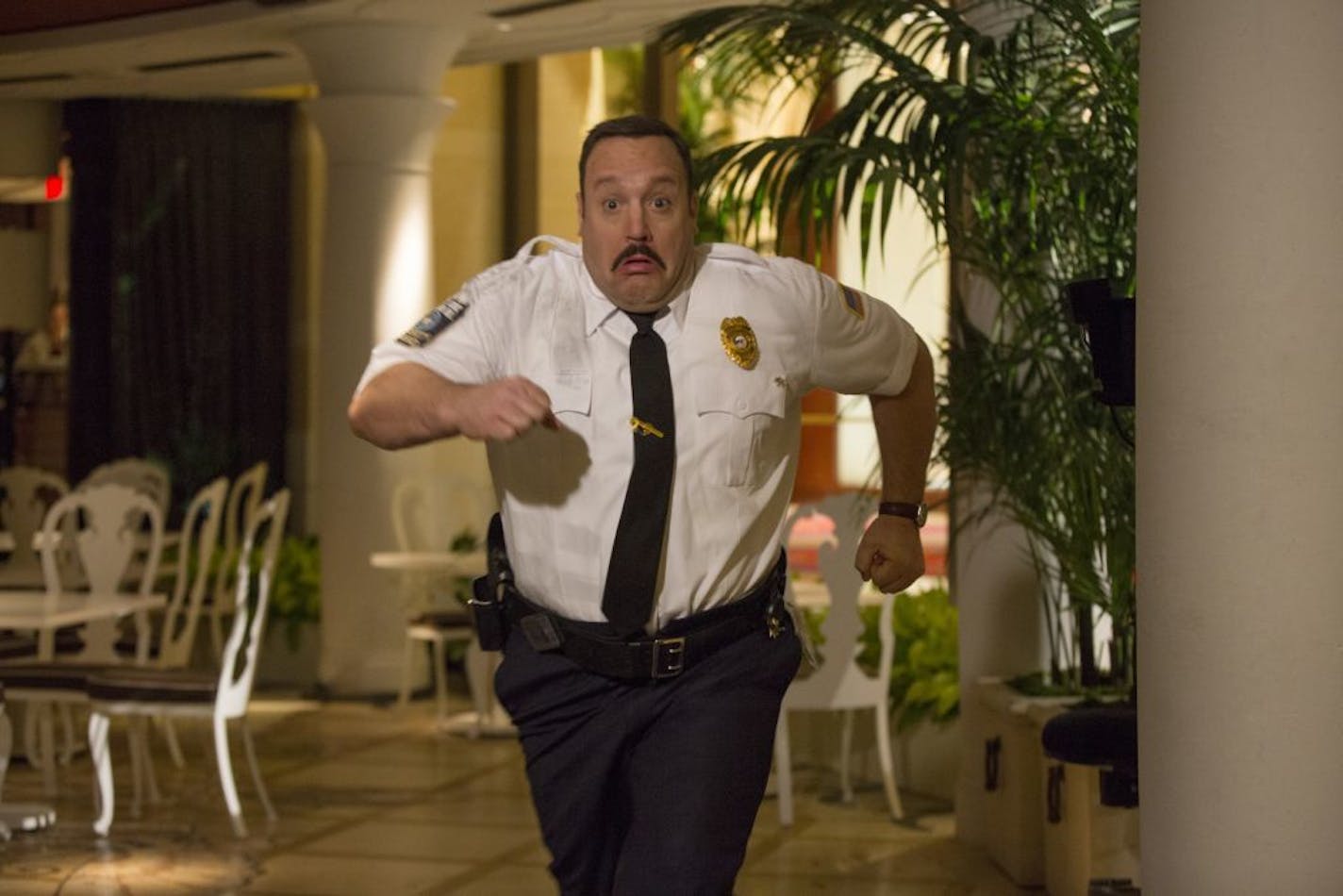 Paul Blart (Kevin James) in Columbia Pictures' PAUL BLART: MALL COP 2. ORG XMIT: Kevin James