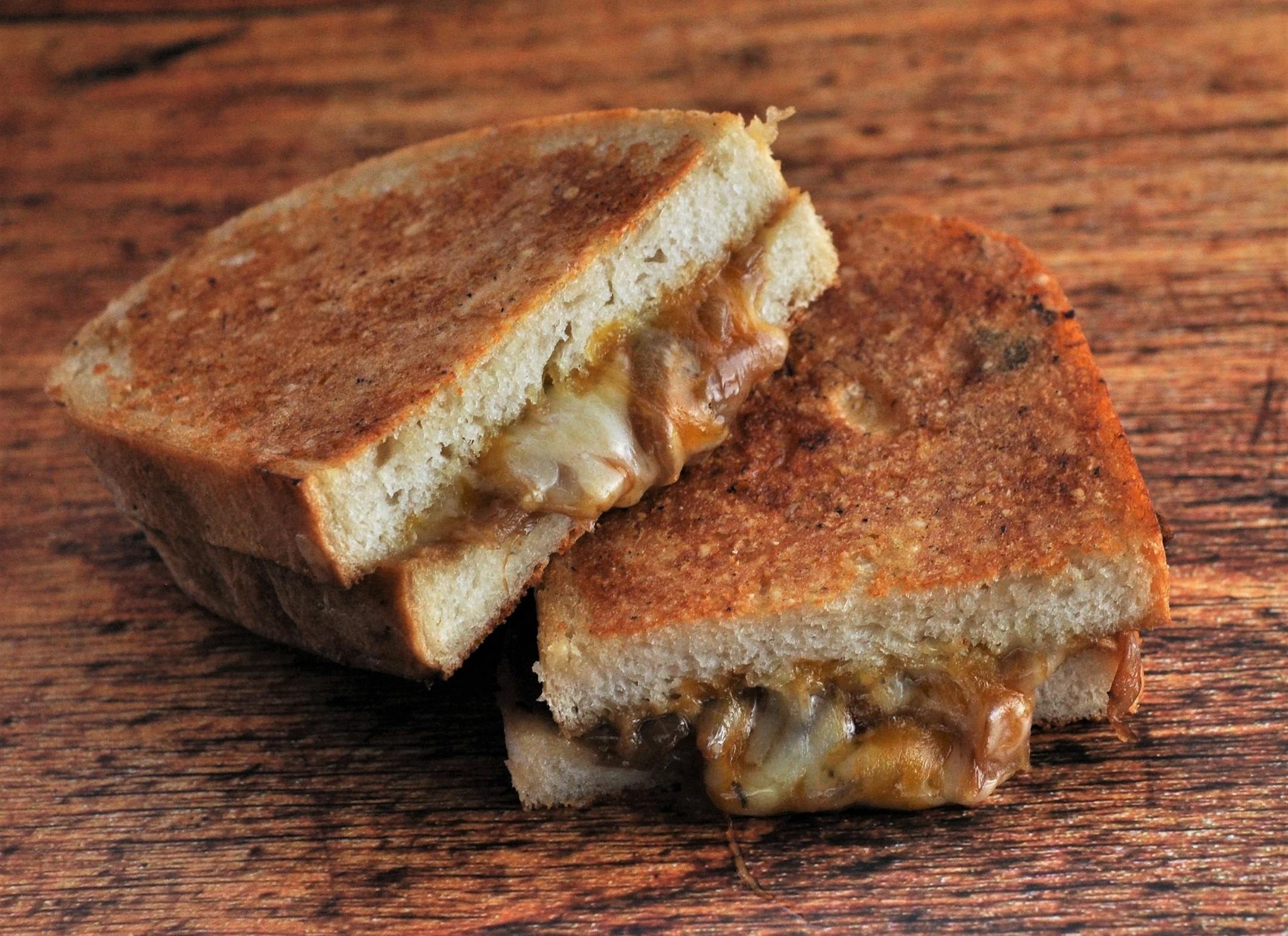 French Onion Grilled Cheese.