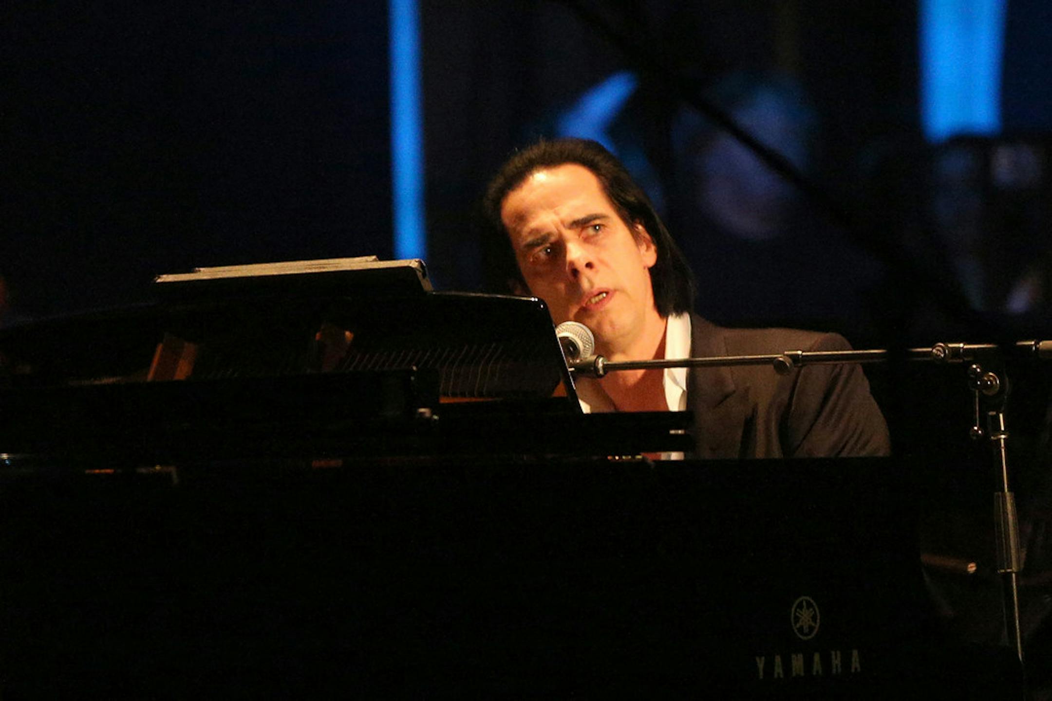 Nick Cave performing in Los Angeles in 2015.