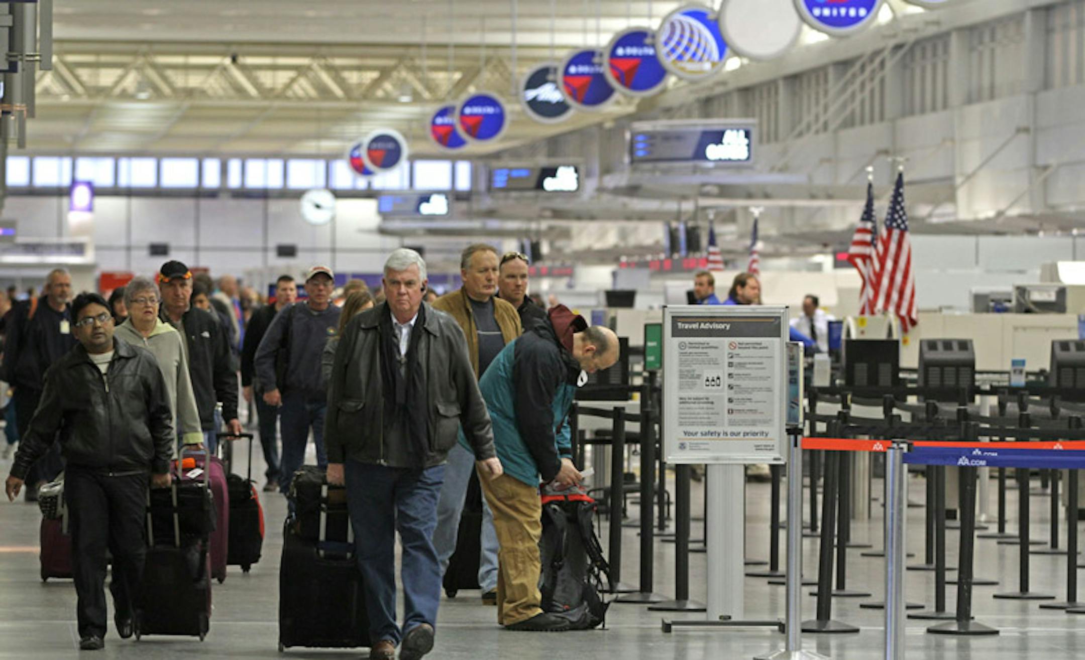 Minneapolis St. Paul International Airport Terminal One/Lindbergh Terminal.