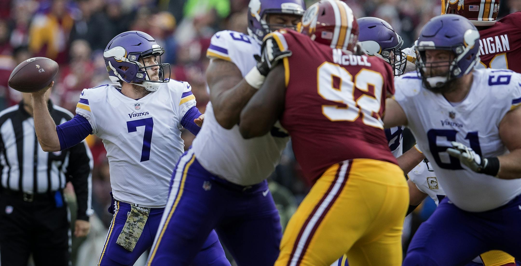 Vikings quarterback Case Keenum (7).