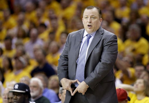 Former Chicago Bulls coach Tom Thibodeau is now in charge of the Timberwolves.