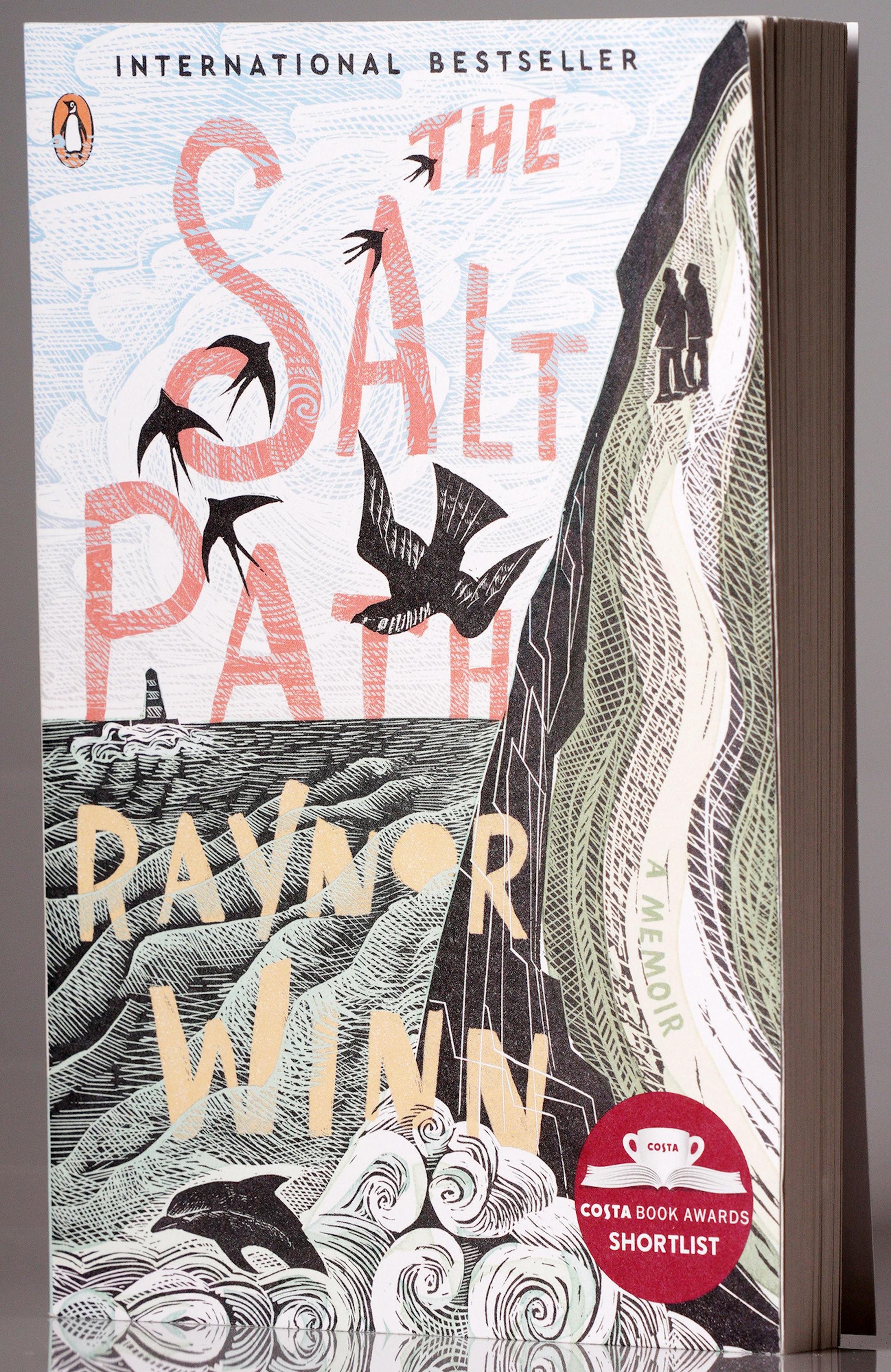 The Salt Path by Raynor Winn. ] ANTHONY SOUFFLE • anthony.souffle@startribune.com Books for the newspaper's Holiday Books Guide photographed in the Star Tribune photo studio Thursday, Nov. 7, 2019 in Minneapolis.