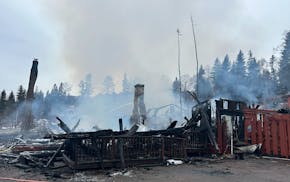 Lutsen Lodge is a total loss after a fire early Tuesday morning at the destination on Lake Superior.