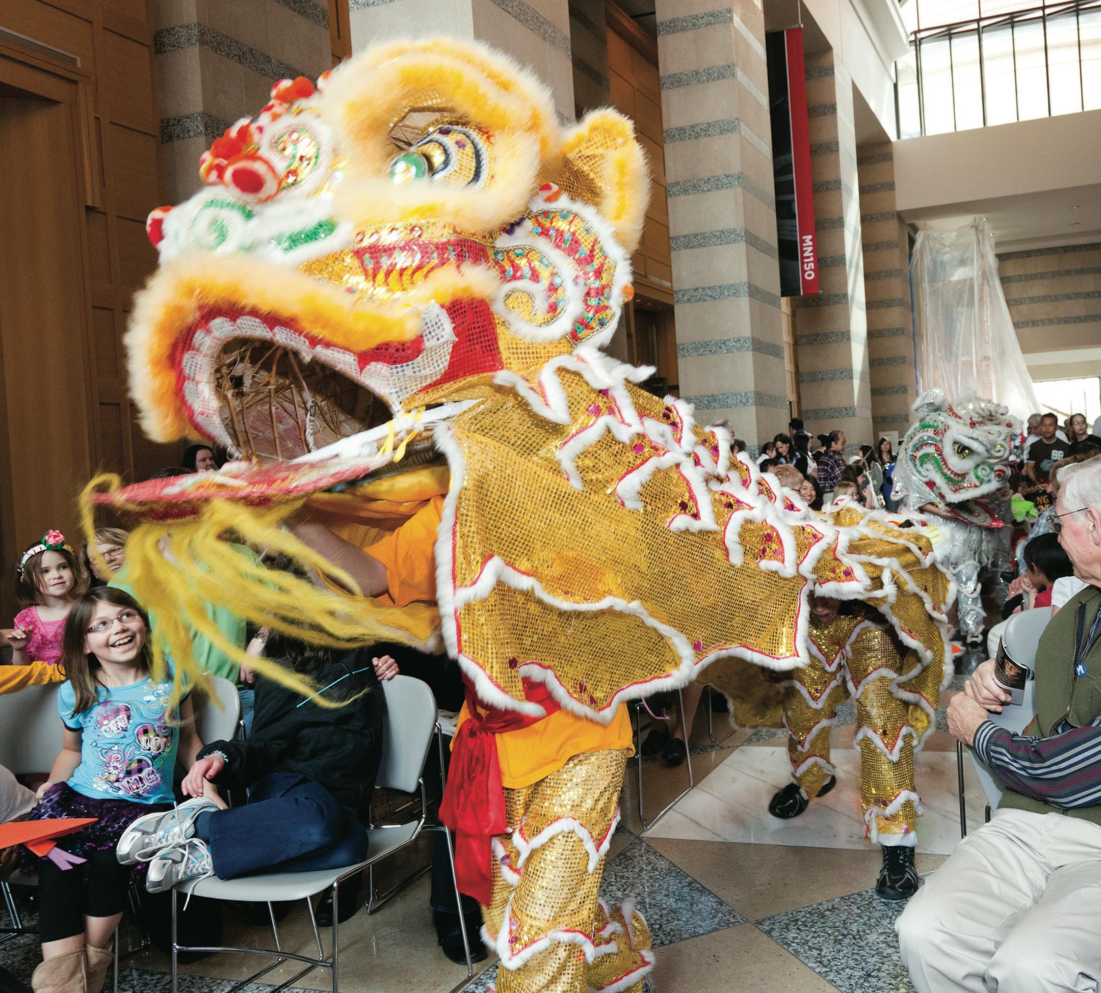 Brady Willette
Lion dancers at the Minnesota History Center.