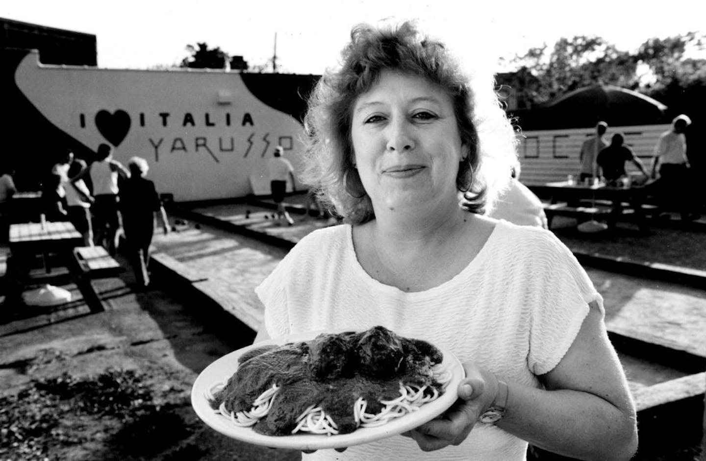 Yarusso Bros. restaurant, shown in this Star Tribune file photo from 1993, introduced a bocce alley to St. Paul.