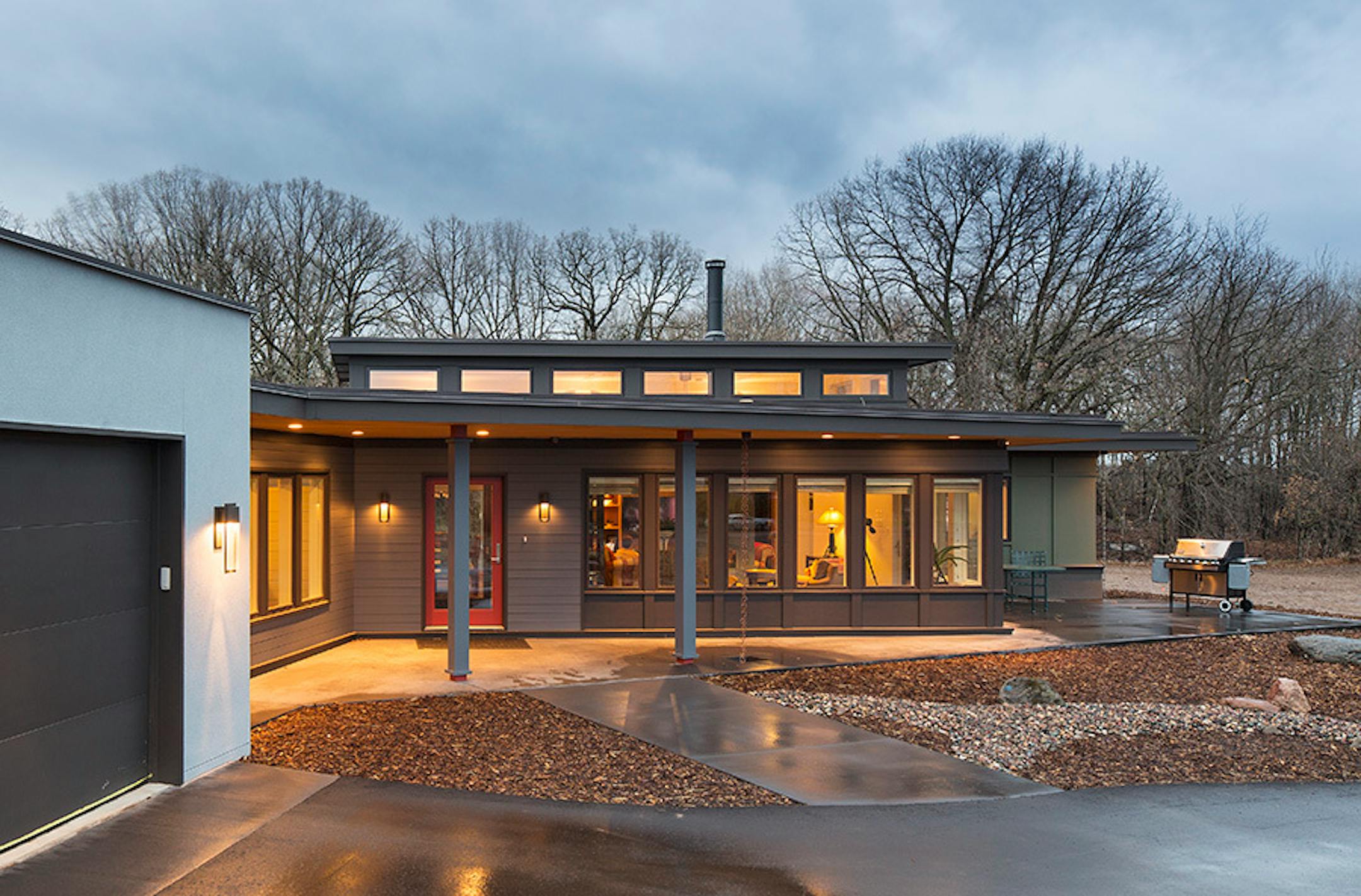 AIA Home of the Month - Owners' passion for nature drove the design of this Prairie Modern home in Lake Elmo by Rehkamp Larson Architects.